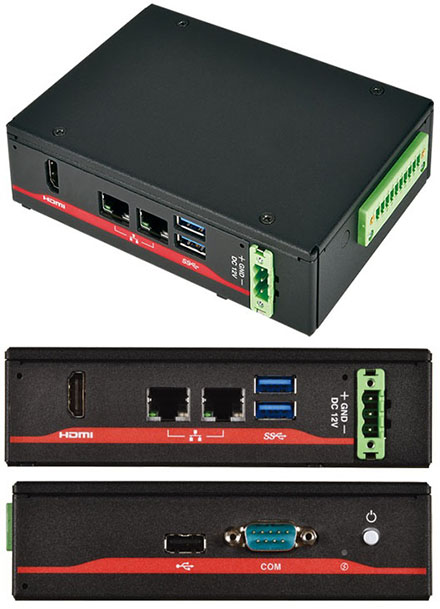 Mitac ME1-8MQ-4G32G (NXP i.MX8M Prozessor, 2x LAN, HDMI + DisplayPort) <b>[LFTERLOS]</b>