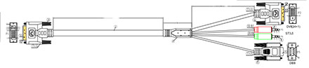 VDM-700HD AIO-Anschlusskabel f. FleetPC-4-D/FleetPC-8 (5m)